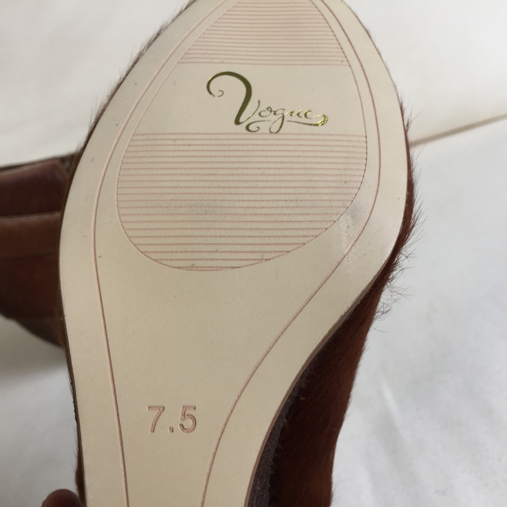 Anthropologie New Vogue Canter 7.5 Booties Wedge View 6